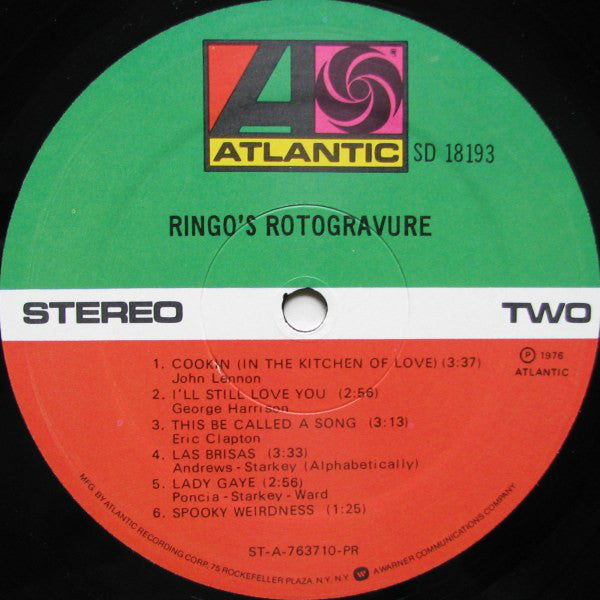 Ringo Starr - Ringo's Rotogravure - LP