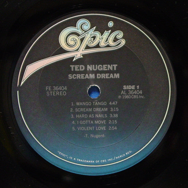 Ted Nugent - Scream Dream - LP