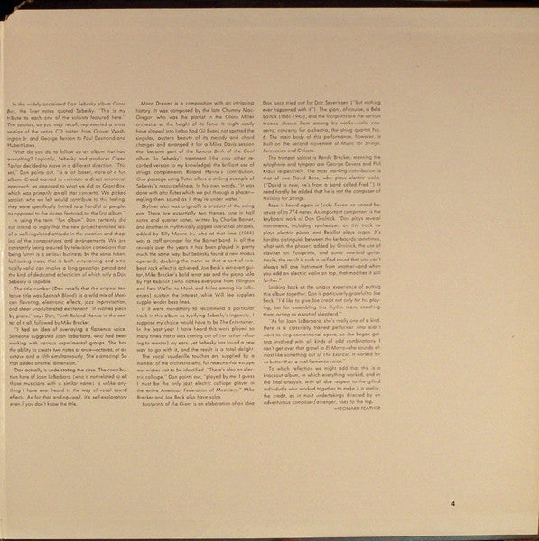 Don Sebesky - The Rape Of El Morro - LP