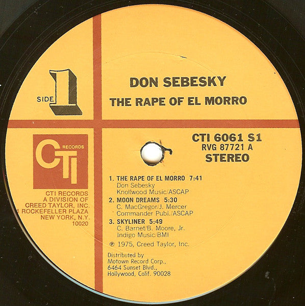 Don Sebesky - The Rape Of El Morro - LP