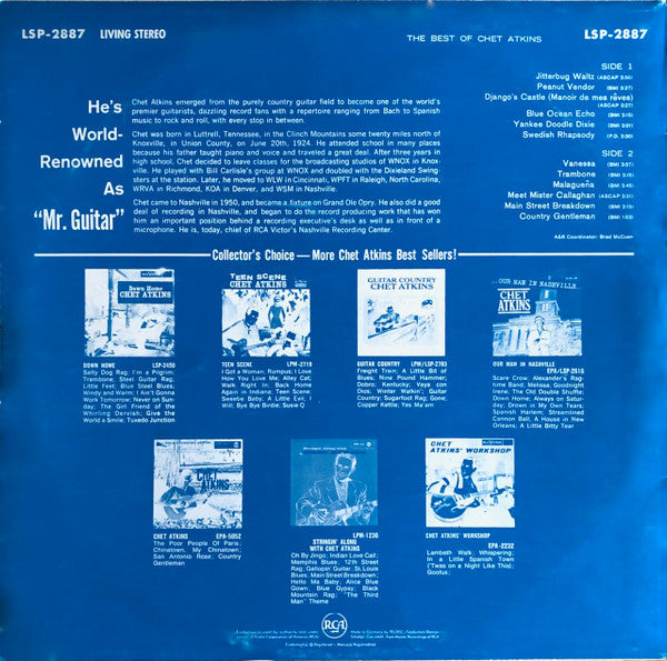 Chet Atkins - The Best Of Chet Atkins - LP