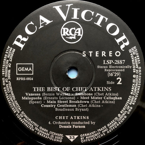Chet Atkins - The Best Of Chet Atkins - LP