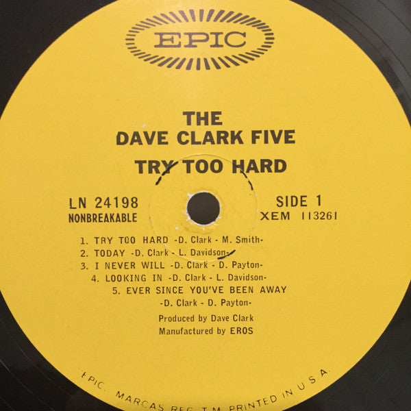 The Dave Clark Five - Try Too Hard