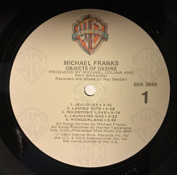 Michael Franks - Objects Of Desire - LP