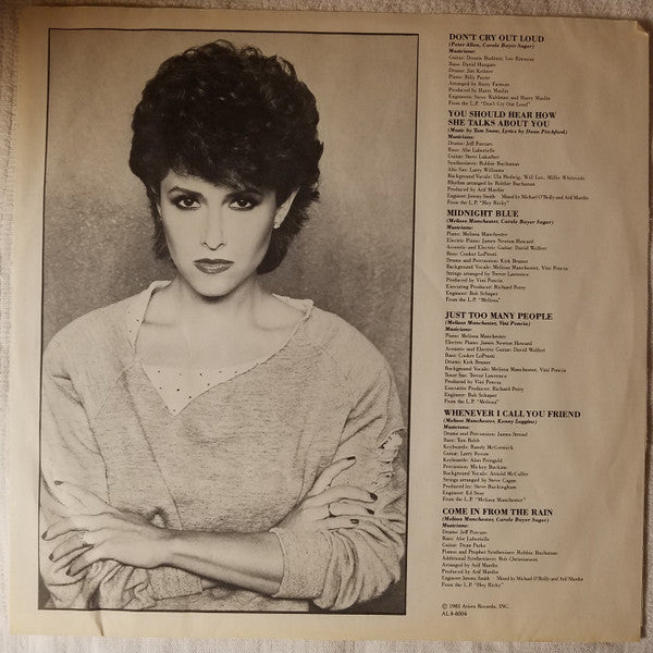 Melissa Manchester - Greatest Hits - LP