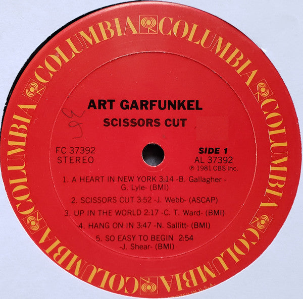 Art Garfunkel - Scissors Cut - LP