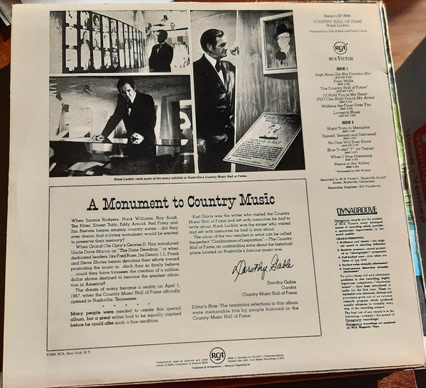 Hank Locklin - Country Hall Of Fame - LP