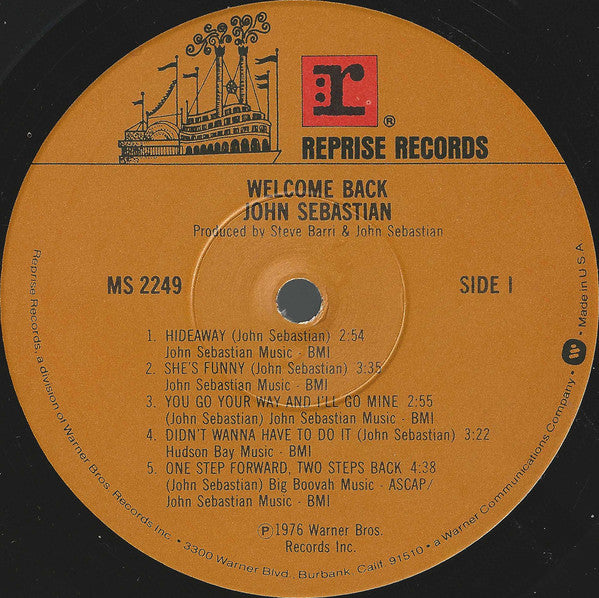 John Sebastian - Welcome Back - LP