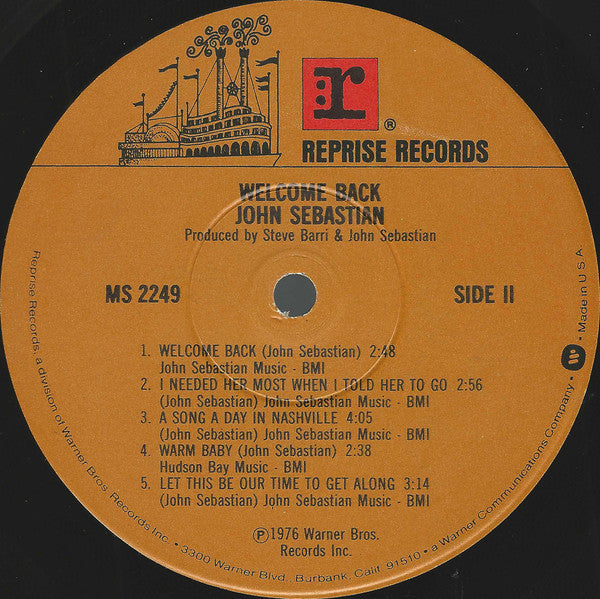 John Sebastian - Welcome Back - LP