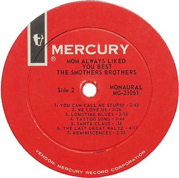The Smothers Brothers* - Mom Always Liked You Best! - LP