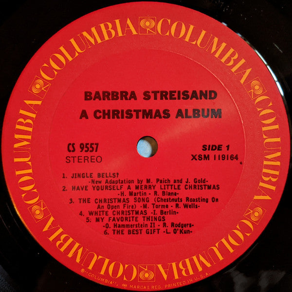 Barbra Streisand - A Christmas Album - LP