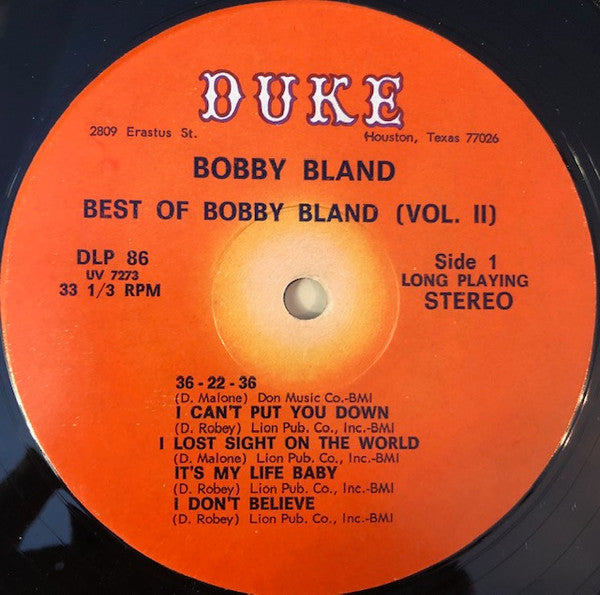Bobby Bland - Best Of Bobby Bland Vol. II