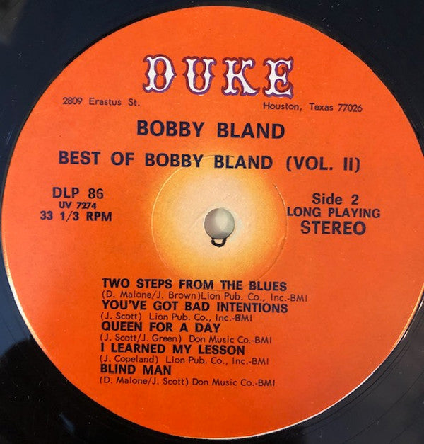 Bobby Bland - Best Of Bobby Bland Vol. II