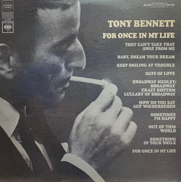 Tony Bennett - For Once In My Life - LP