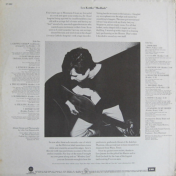 Leo Kottke - Mudlark - LP