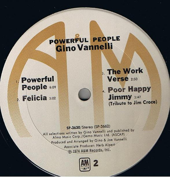 Gino Vannelli - Powerful People - LP