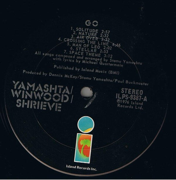 Stomu Yamash'ta / Steve Winwood / Michael Shrieve - Go - LP