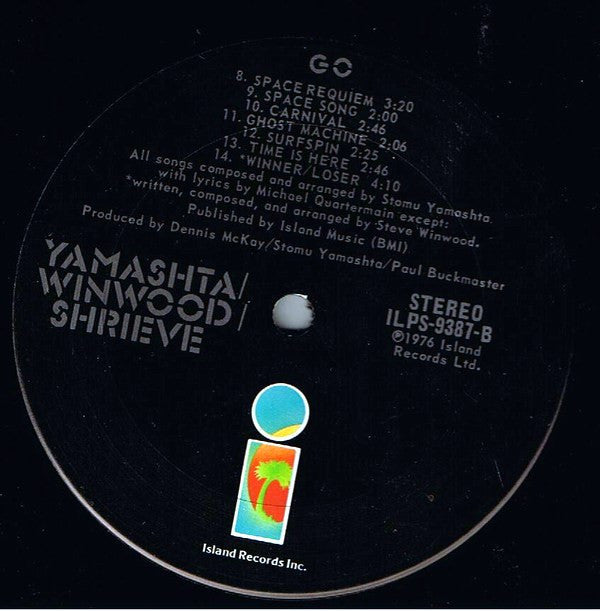 Stomu Yamash'ta / Steve Winwood / Michael Shrieve - Go - LP