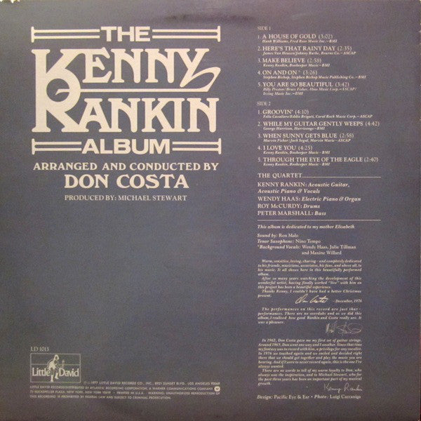Kenny Rankin - The Kenny Rankin Album - LP