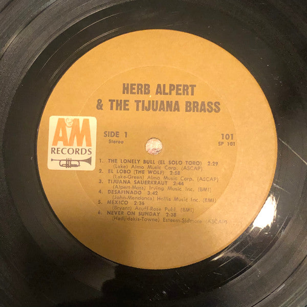 Herb Alpert & The Tijuana Brass - The Lonely Bull - LP