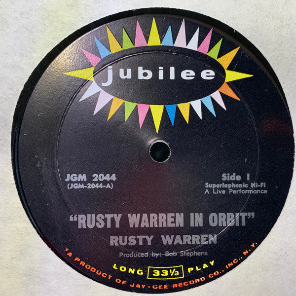 Rusty Warren - Rusty Warren In Orbit - LP