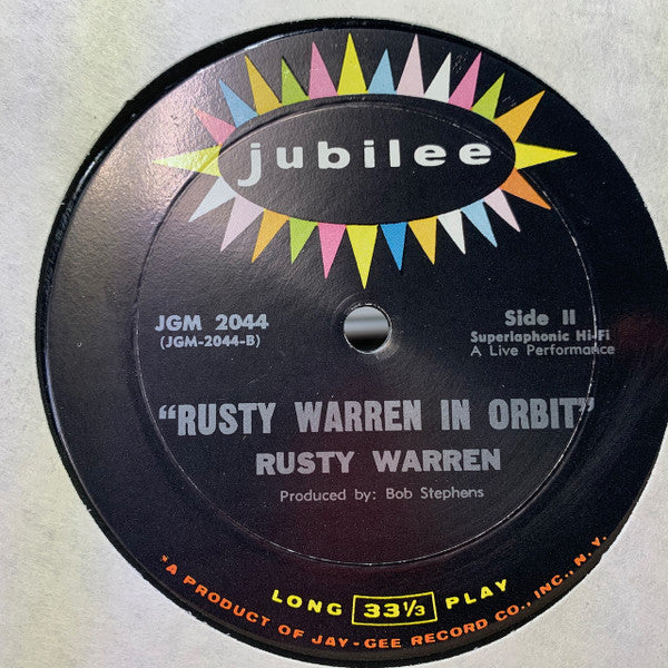 Rusty Warren - Rusty Warren In Orbit - LP