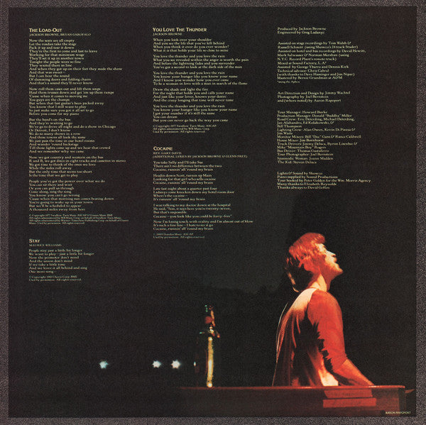 Jackson Browne - Running On Empty - LP