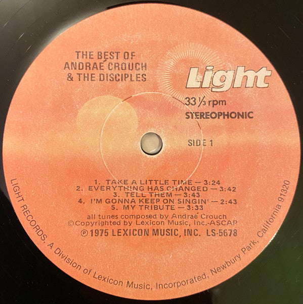 Andraé Crouch & The Disciples - The Best Of Andraé - LP