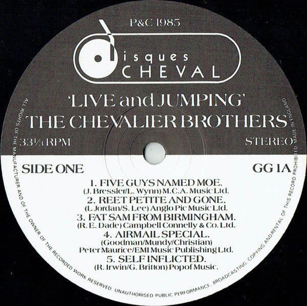The Chevalier Brothers - Live And Jumping - LP