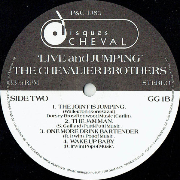 The Chevalier Brothers - Live And Jumping - LP