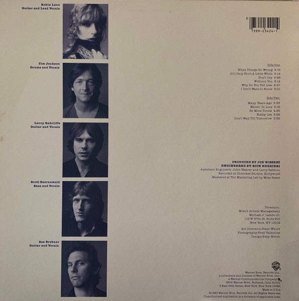 Robin Lane & The Chartbusters - Robin Lane & The Chartbusters - LP