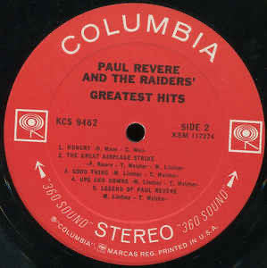 Paul Revere & The Raiders - Paul Revere & The Raiders' Greatest Hits - LP
