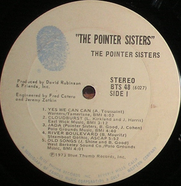The Pointer Sisters* - The Pointer Sisters - LP