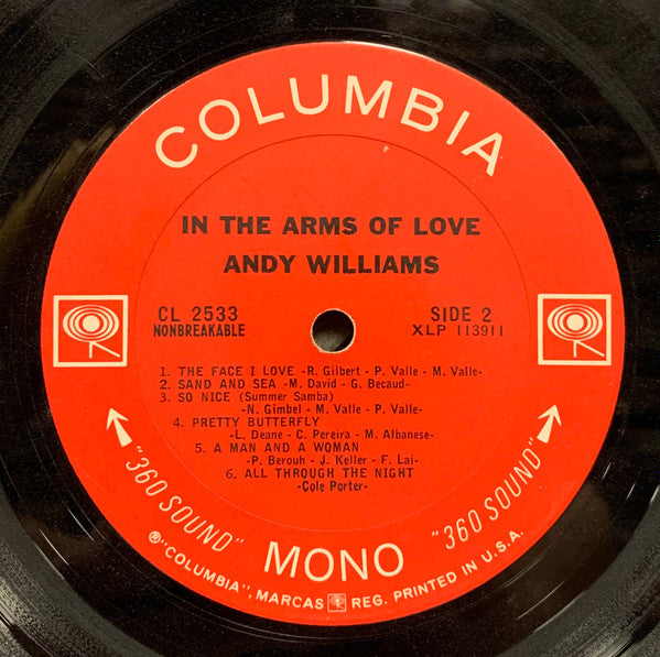 Andy Williams - In The Arms Of Love - LP
