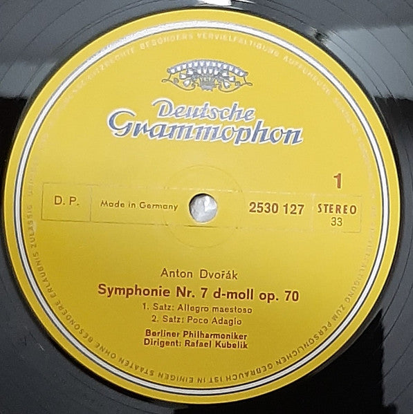 Dvořák* / Berliner Philharmoniker / Rafael Kubelik - Symphonie Nr.7 (2) - LP