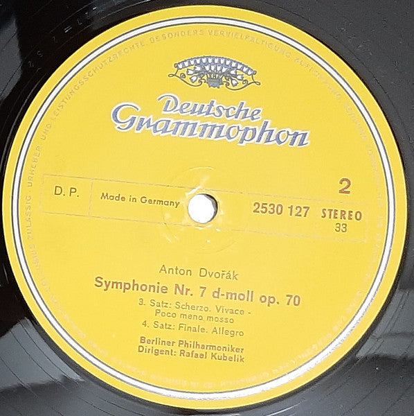 Dvořák* / Berliner Philharmoniker / Rafael Kubelik - Symphonie Nr.7 (2) - LP