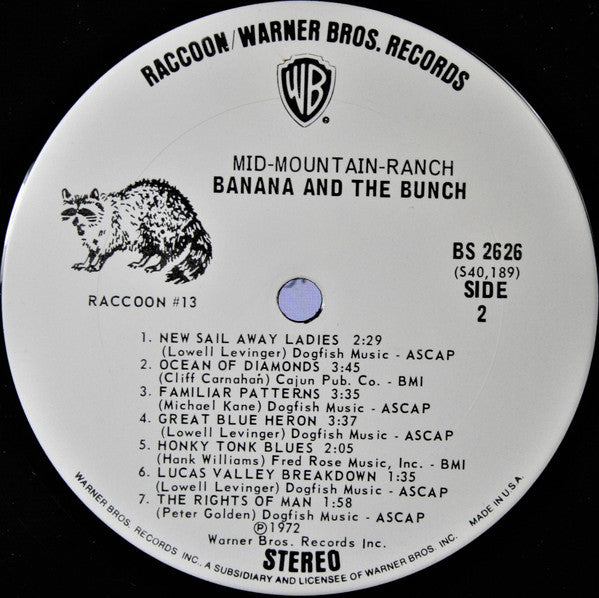 Banana And The Bunch - Mid-Mountain-Ranch - LP