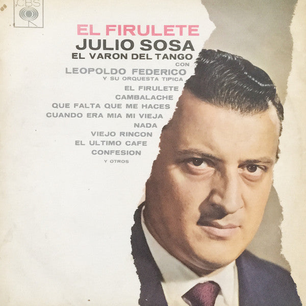 Julio Sosa, Leopoldo Federico Y Su Orquesta Típica - El Firulete - LP