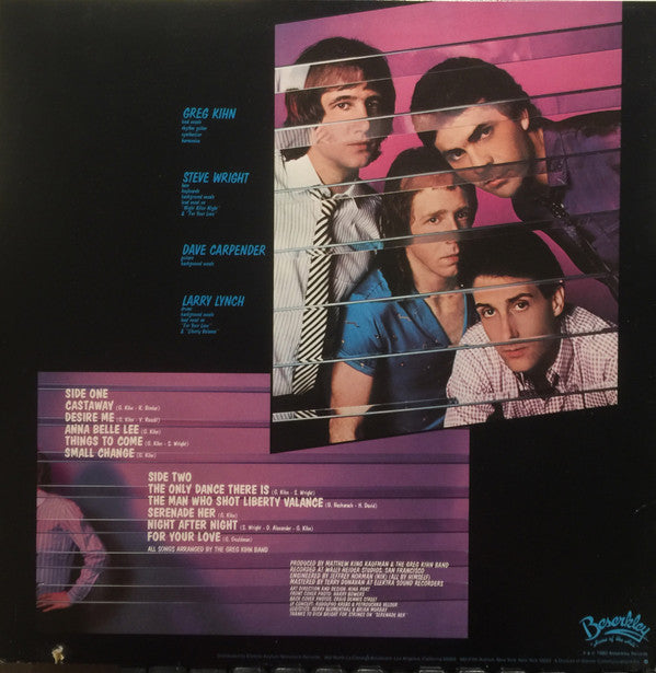Greg Kihn Band - Glass House Rock - LP