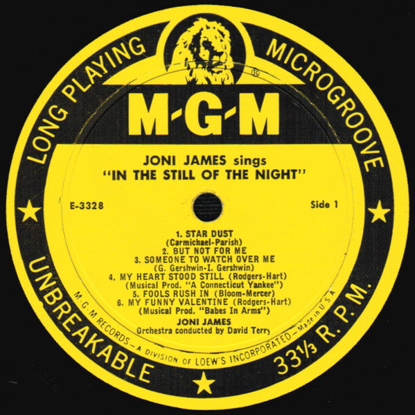 Joni James - In The Still Of The Night - LP