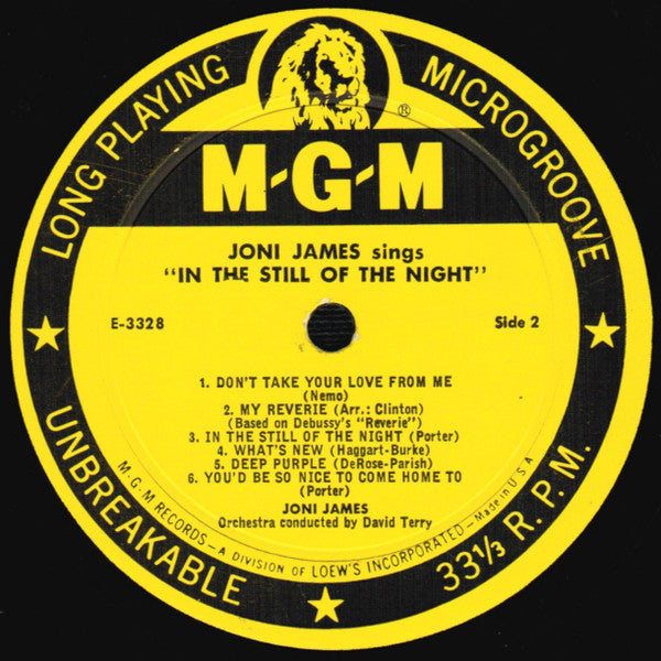 Joni James - In The Still Of The Night - LP