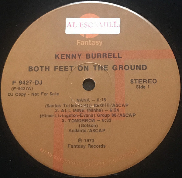 Kenny Burrell - Both Feet On The Ground
