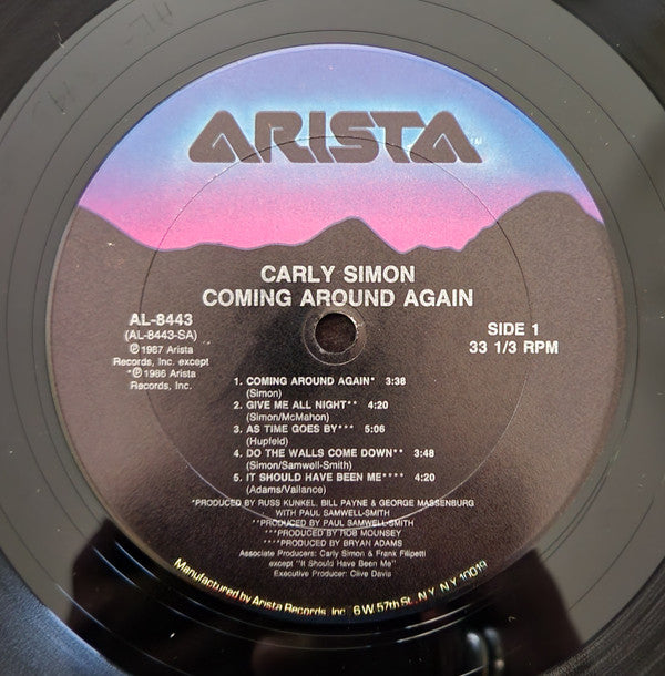 Carly* - Coming Around Again - LP