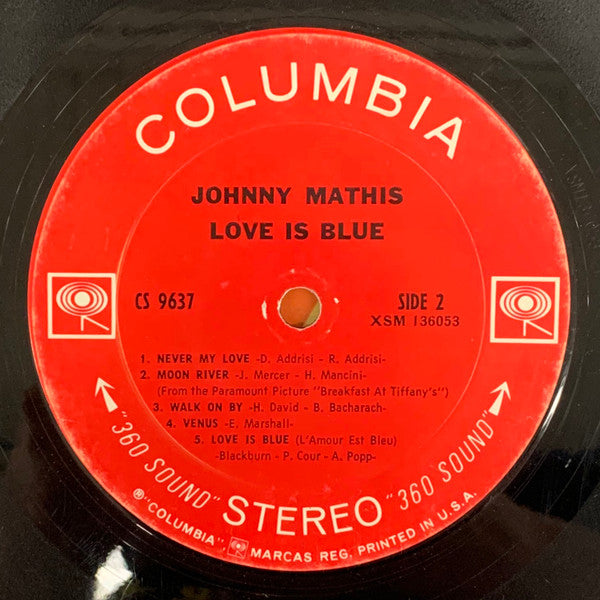 Johnny Mathis - Love Is Blue - LP