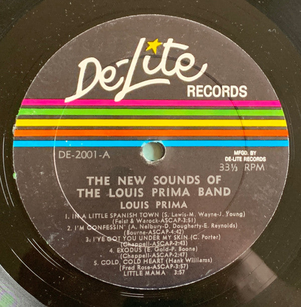 Louis Prima, Sam Butera And The Witnesses, Gia Maione, Little Richie Varola - The New Sounds Of The Louis Prima Show - LP
