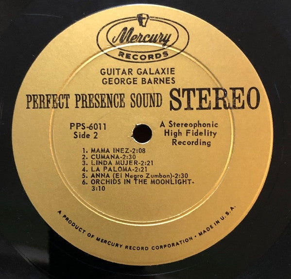George Barnes - Guitar Galaxies - LP
