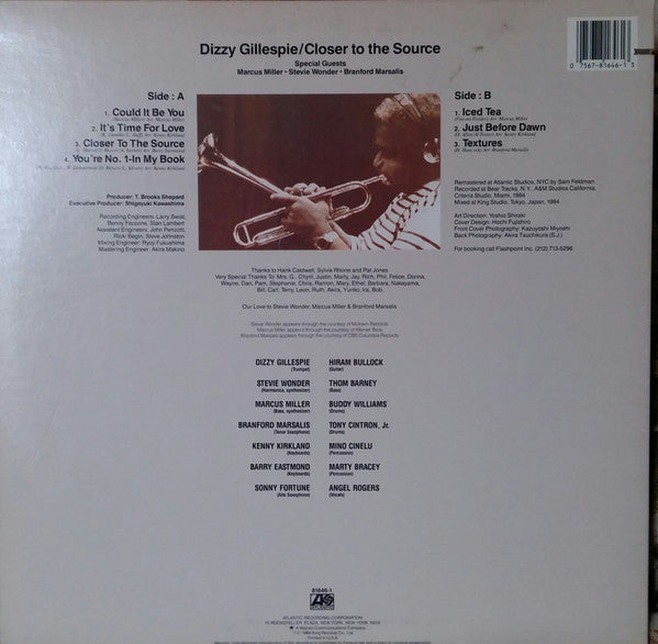 Dizzy Gillespie - Closer To The Source - LP