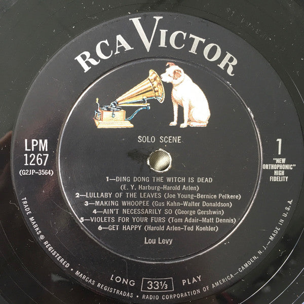 Lou Levy - Solo Scene - LP