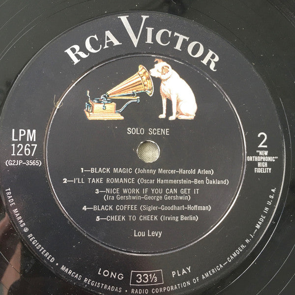 Lou Levy - Solo Scene - LP