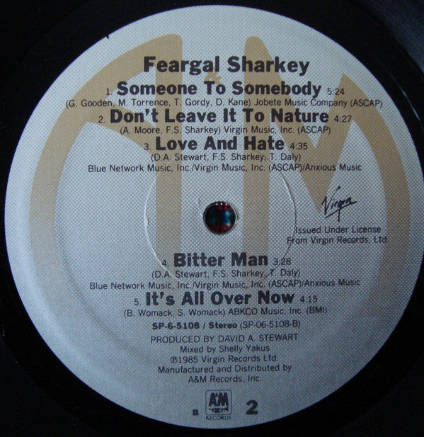 Feargal Sharkey - Feargal Sharkey - LP